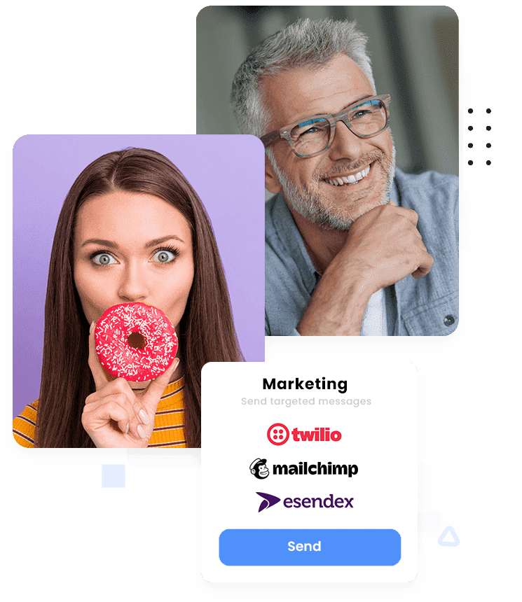 Targeted marketing via Twilio, Mailchimp and Esendex